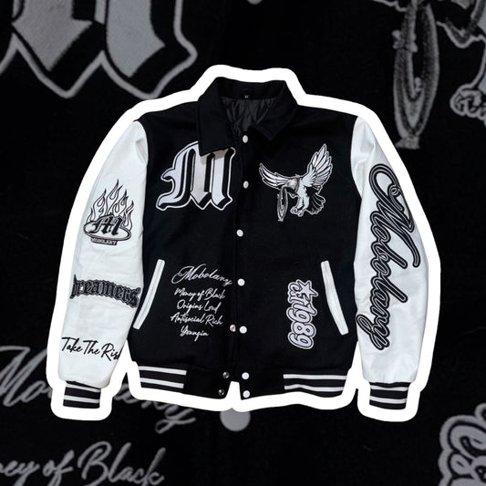 Obsidian Dream Varsity Jacket