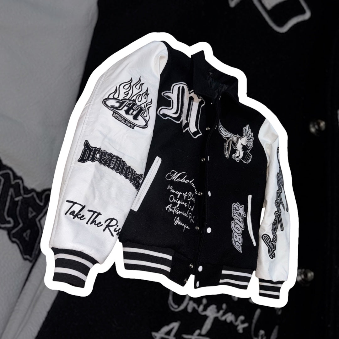 Obsidian Dream Varsity Jacket